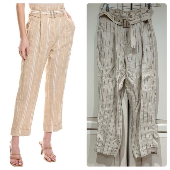 Peserico
pinstriped linen cropped trousers (17) - Picture 1 of 9